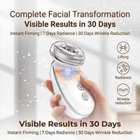 Masseur facial à micro-courant de marque privée, appareil électrique de tonification du contour du visage, lifting du visage et soin du cou, portable