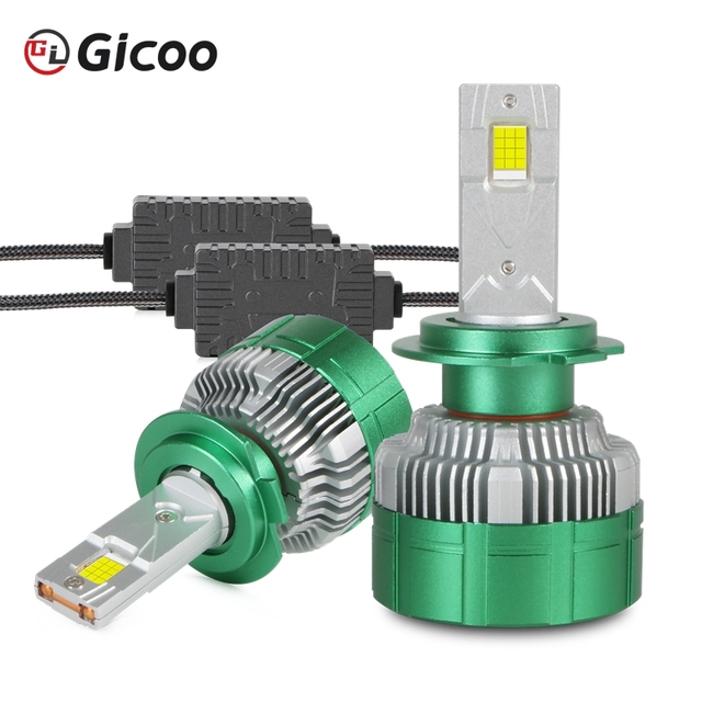 LED Car Headlight Bulbs for Truck Motorbike H4 H7 H11 9005 9006 250 Watts High Power Canbus Auto Light Bulb with Turbo Fan