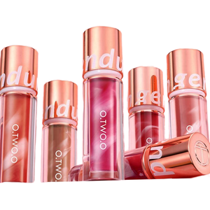 O.TWO.O Lipstik Cair Vegan Berkualitas Tinggi <span class=keywords><strong>Matte</strong></span> Pigmentasi Tinggi <span class=keywords><strong>Lip</strong></span> <span class=keywords><strong>Gloss</strong></span> Tahan Air Riasan Bibir - Product Image 2