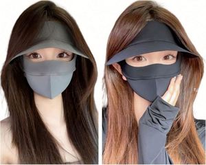 Máscara UV de Ciclismo de Alta Gama, de Seda de Hielo, Ecológica, de Nailon, Protector Solar, Transpirable, Personalizable, con Protección para el Cuello - Product Image 5