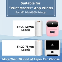 Compatible avec phomemo M110 M200 PUTY Q21 Papier d'impression d'étiquettes de prix autocollantes Papier d'étiquettes pour bijoux et vêtements