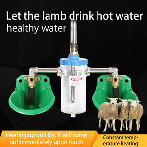 Distributeur d'eau de mouton et de chèvre à valve en cuivre Bol en plastique vert durable pour bol d'<span class=keywords><strong>abreuvoirs</strong></span> à boire pour animaux - Product Image 5