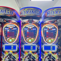 Black King Boxing Arcade Machine Super Blaster Poinçonneuses avec Bill Acceptor Jeu à jetons King Boxing Kits