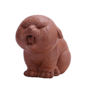Animal de compagnie en thé Zisha doré, représentant le tigre du zodiaque chinois, directement de l'usine, cultivable, <span class=keywords><strong>zen</strong></span>, mignon, pour jouer avec le thé sur la table à thé - Product Image 5