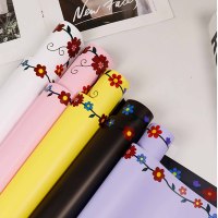 Film nacré pour bouquet, emballage imperméable, 20 feuilles/sac, papier d'emballage pour cadeaux et fleurs