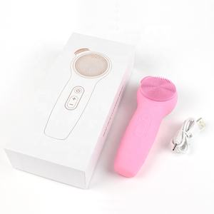 Huid Diep Reinigingsapparaat Oplaadbare Waterdichte Trillingen Siliconen Gezichtsreinigingsborstel Gezichtsreinigingsmassage Voor Gezicht - Product Image 2