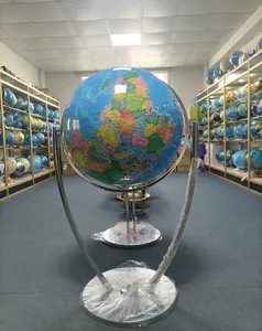 Globo mundial decorativo tamanho grande para casa ou para escritório