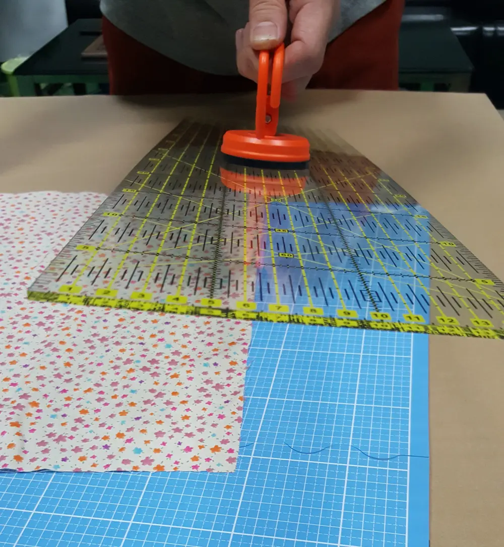 Diy Naaigereedschap Liniaal Handvat (Sterke Adsorptie) Voor Quilten Patchwork Liniaal