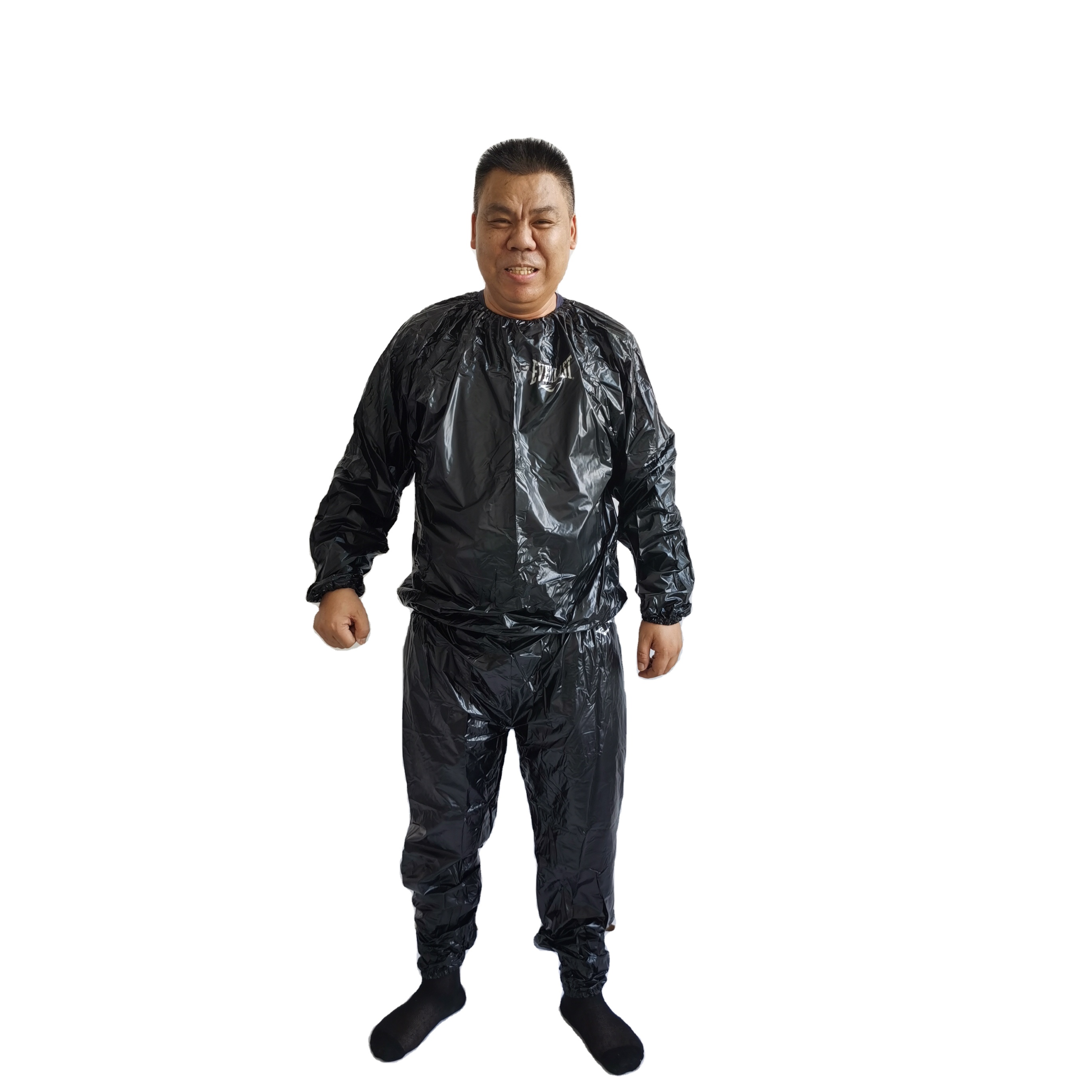 L XL XXL 3 размера потеря веса ленивая одежда для похудения футболка с длинным рукавом брюки сауна костюм для мужчин
