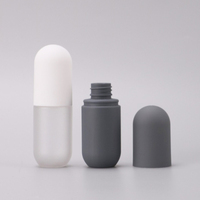 Flacon pulvérisateur cylindrique mat en PET de 40 ml, anti-fuite, avec logo personnalisé, pour crème solaire, tonique, soins de la peau, cosmétiques