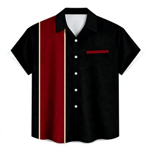 Modern Color Contrast <b>Half</b> Sleeve <b>Shirt</b> With Elegant Panel Design And Comfortable Casual Look - Product Image 1
