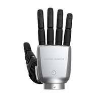 RH56F1 Nueva mano robot compatible con EtherCat, RS485 Mano diestra con 6DOF 12Jonits para humanoides, laboratorios de investigación y universidades