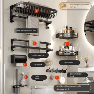 Nuovo Set di parti e accessori per bagno con montaggio a parete Set di accessori per bagno Set di accessori da bagno - Product Image 6