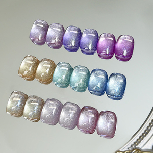 AILANUO alta calidad 15ml 9 colores Beauty Song Cat's Eye Series UV Gel esmalte de uñas imán vegano no tóxico ecológico para bricolaje - Product Image 1