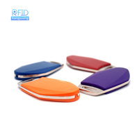 ISO14443A 13,56 Mhz personalizado ABS impermeable RFID NFC llavero Fob para escuela Hotel gimnasio ascensor