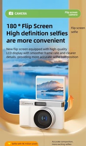 Cámara <span class=keywords><strong>Instant</strong></span>ánea FHD 1080P CMOS con Zoom Óptico de 2x-7x, Estabilizada, Rotación de 180 Grados, Autoenfoque, Fotos y Videos Selfie Delanteros/Traseros, Vlogging - Product Image 5