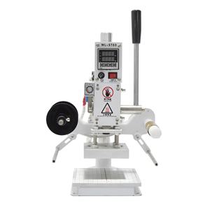 Manuale di carta in pelle di legno stampa di calore lettere di stampa di Logo che timbra il Logo stampo a caldo della lamina a caldo macchina per il panno di velluto portagioie - Product Image 2