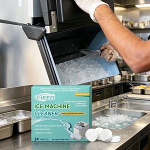 Tablettes Nettoyantes Universelles pour Machines à Glaçons – Comprimés Professionnels Détartrants et Nettoyants pour Tous Types de Machines à Glaçons - Product Image 1