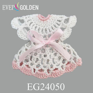 7.5x7.5厘米可爱婴儿淋浴钩针迷你连衣裙时尚迷你连衣裙贺卡服装婚礼祝福明信片 - Product Image 2