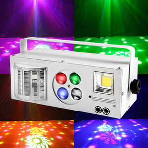 Effet de scène DMX 60w Laser + Derby + Strobe + Motif RGBW 4 en 1 LED Laser Disco DJ Lumière pour Bar Club - Product Image 1