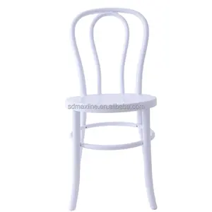 저렴한 야외 Thonet 의자 고품질 새로운 디자인 이벤트 수지 화이트 장식 웨딩 Thonet 다이닝 플라스틱 의자