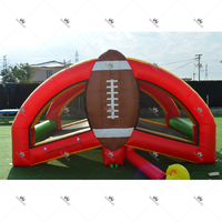 Jeu de lancer de football interactif gonflable haut de gamme pour défi de quartier-marcheur, jeu de sport de carnaval pour la location extérieure