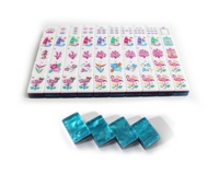 Set Mahjong Akrilik Premium 3 Lapis, 160 Ubin, Ubin Mahjong Custom, Grosir untuk Malam Permainan Keluarga