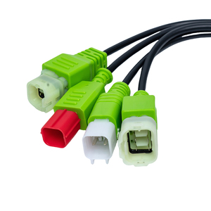 Cable de Diagnóstico OBD2 para Motocicletas <span class=keywords><strong>Kawasaki</strong></span> <span class=keywords><strong>Serie</strong></span> <span class=keywords><strong>Z</strong></span>/Ninja/Versys/Vulcan - Conector 4 en 1 de 4 Pines/6 Pines - Product Image 2