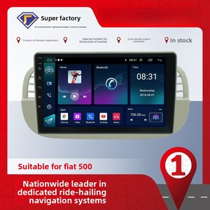 Pour Fiat 500 2007-2014 9'' Autoradio Android Stéréo Carplay GPS Navigation Wifi BT FM 2+32GB avec caméra - Product Image 2