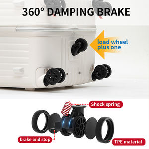 Étui de costume de voyage imprimé Sacs bon marché Ensembles de bagages <span class=keywords><strong>Porte</strong></span>-boisson 20 24 28 Ensemble de 3 valises de voyage modernes Hardside - Product Image 6