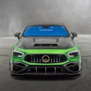 Pour <span class=keywords><strong>mercedes</strong></span>-benz AMG GT50 GT53 GT63 Kit de carrosserie en fibre de carbone AMG GT50 GT53 GT63 MSY Style fibre de carbone diffuseur de lèvre avant becquet - Product Image 3