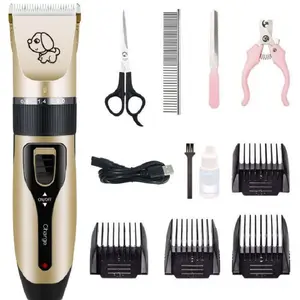 Pet Grooming Gereedschap 2022 Draadloze Oplaadbare Dier Elektrische Huisdier Tondeuse Trimmer Professionele Hond Grooming Clippers