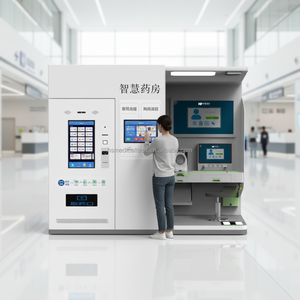 Distributeur automatique de médicaments en télémédecine HS-S550 2 en 1 avec balance, kiosque de contrôle de santé multi-paiements - Product Image 4