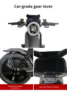 <span class=keywords><strong>Trottinette</strong></span> électrique haute vitesse, moteur 1500W, charge maximale 200kg, 40-100km/h, batterie personnalisable, usage adulte - Product Image 4