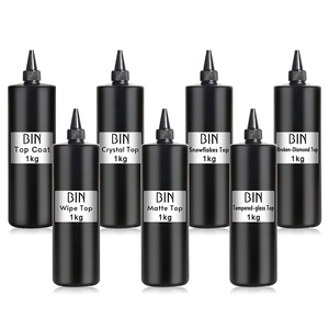 Fournisseur d'ongles BIN Bonne adhérence Couleur claire Soak-off <span class=keywords><strong>Base</strong></span> <span class=keywords><strong>Coat</strong></span> 1KG <span class=keywords><strong>Utilisation</strong></span> de l'emballage pour le vernis à gel - Product Image 6