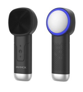 <span class=keywords><strong>Brosse</strong></span> <span class=keywords><strong>nettoyante</strong></span> faciale électrique sans fil en silicone pour usage domestique, nettoyage facial chaud et froid - Product Image 5