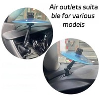 Auto-Zimbel für Lüftungsschlitze, Mini-Drum-Crash-Zimbel-Set mit Mini-Drumsticks, Lustiges Musikinstrumenten-Gadget für Schlagzeuger und Musikliebhaber