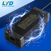 Chargeur de batterie au lithium ternaire pour yacht électrique certifié ETL/CE, entrée AC/DC 12,6V 30A, 3S 11,1V, charge rapide à courant élevé