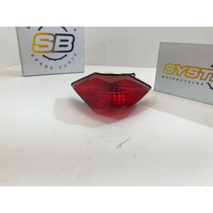 Portatarga Kawasaki Ninja 300 2013-2016 con copertura luce posteriore rossa - Product Image 1