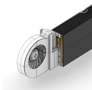 Ventilateur turbo et refroidisseur actif pour carte graphique MI25/MI50/MI100, améliore les performances de refroidissement, température optimale - Product Image 5
