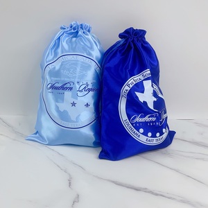 Sac de luxe en soie douce pour bijoux, sac en satin de soie, pochette en mousseline froissée avec cordon de serrage, sac de rangement élastiqué pour bijoux - Product Image 4