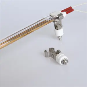 Twin Tube Half Gold Short Wave Halogen Infrared Heat Lamp