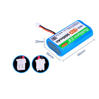 Doublepow OEM ODM Baterai Lithium Isi Ulang 3.7v 18650 5600mah Li-Ion dengan Konektor 2 Kabel untuk Peralatan Listrik & Mainan
