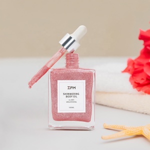 ZPM Private Label <strong>Makeup</strong> Born to Glow Liquid <strong>Illuminator</strong> Bronze Body Shimmer Oil - Product Image 3