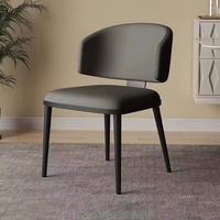 Chaises de Salle à Manger Style Minimaliste Vente Directe Usine, Chaises de Repas de Luxe Modernes pour la Maison, Chaise de Salle à Manger Nordique en Cuir Rembourré