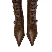 Femmes 17cm talon haut bottes au genou motif solide fermeture éclair plate-forme fête courte gothique pour printemps automne hiver