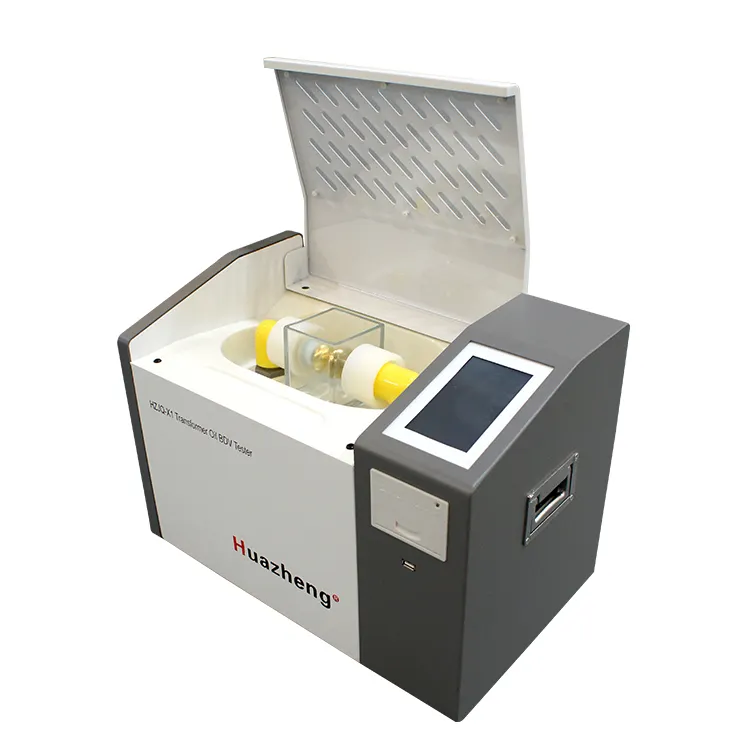 Huazheng olio isolante single cup tester di rigidità dielettrica olio isolante misuratore di rigidità dielettrica kit di test bdv