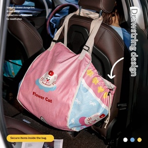 Bolsa de Almacenamiento Plegable y Expandible de Gran Capacidad para Viajes, con Diseño de Gato de Dibujos Animados, para Uso en Automóvil, Modelo X2 - Product Image 5