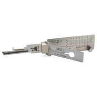 Outils LISHI BE2-7 2 en 1, outil de crochetage et de décodage pour serrures de voiture, kit de crochetage professionnel pour serrures de voiture