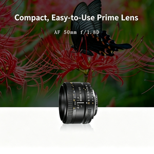 Objectif d'appareil photo reflex numérique plein format 50 mm F1.8D d'occasion, à grande ouverture, compatible avec les appareils photo reflex numériques D3200 D3300 <span class=keywords><strong>D3500</strong></span> D7500 - Product Image 4